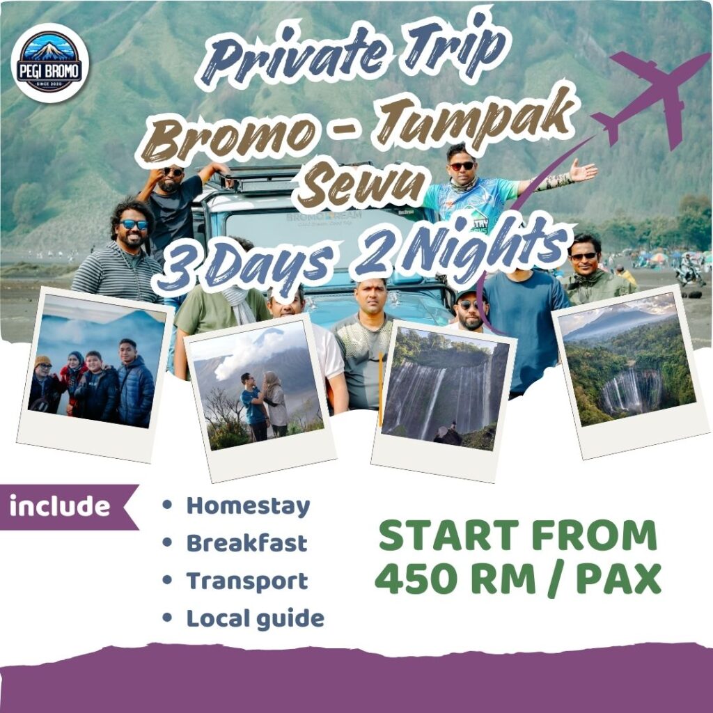 pakej pelancongan bromo tumpak sewu