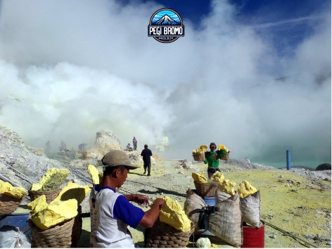 Menggunakan Gas Mask di Kawah Ijen?