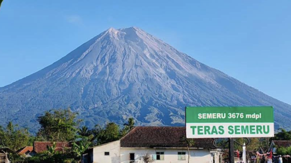 Keindahan Teras Semeru Lumajang Jawa Timur yang Viral untuk Healing dan Hunting View Alam